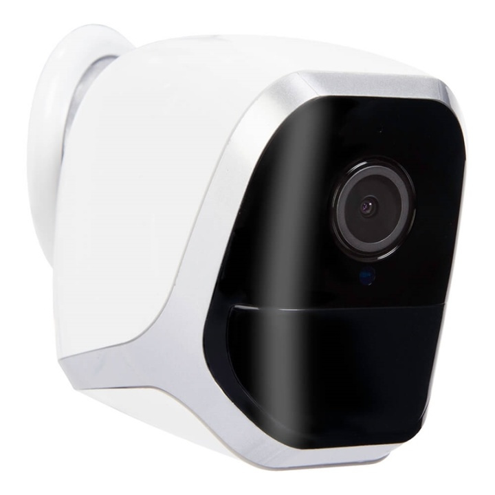 TCP SMART WIFI Utomhuskamera 1080p 16Gb Vit ryhmässä KOTI, TALOUS JA PUUTARHA / Hälytys ja turvallisuus / Valvontakamerat / Digitaalinen (verkko) / Ulkokamerat @ TP E-commerce Nordic AB (A00394)