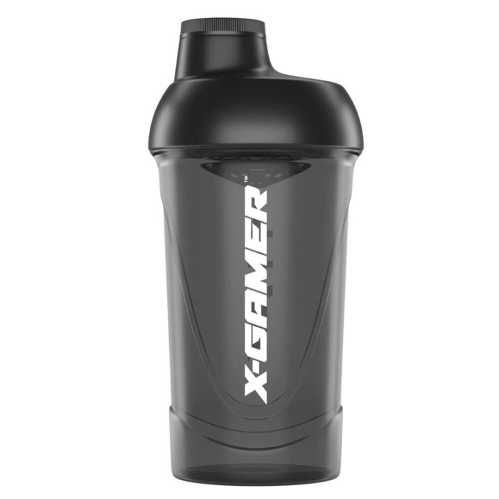X-GAMER Shaker 5.0 600ml Black Pearl ryhmässä TIETOKOONET & TARVIKKEET / GAMING / Pelaajien energiajuomat @ TP E-commerce Nordic AB (A00412)