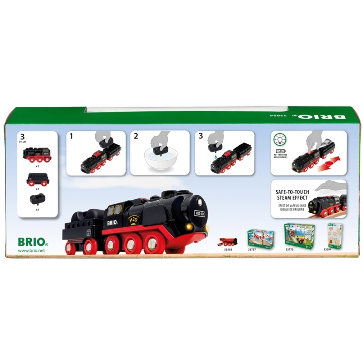 Brio 33884 Battery-Operated Steamin ryhmässä LELUT, TUOTTEET LAPSILLE JA VAUVOILLE / Leikkikalut, Askartelu &Pelit / Rakennuslelut / Brio junaradat @ TP E-commerce Nordic AB (A00587)