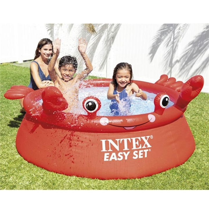 Intex Easy Set allas Krabba 183x51cm (880L) ryhmässä KOTI, TALOUS JA PUUTARHA / Puutarhatuotteet / Uima-allas & Tarvikkeet / Pooler @ TP E-commerce Nordic AB (A00740)