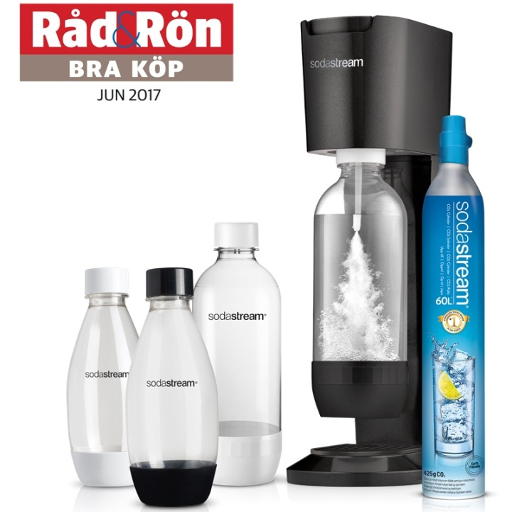 SodaStream Kolsyremaskin Genesis Black MP ryhmässä KOTI, TALOUS JA PUUTARHA / Kodinkoneet / Vesi ja mehu / Hiilihapotuslaitteet / Hiilihapotuslaitteet @ TP E-commerce Nordic AB (A01025)