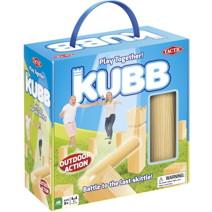 Tactic Kubb i kartong ryhmässä LELUT, TUOTTEET LAPSILLE JA VAUVOILLE / Ulkoleut / Puutarhalelut @ TP E-commerce Nordic AB (A01080)