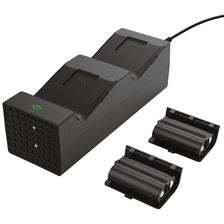 Trust GXT 250 Duo Charging Dock Xbox ryhmässä KODINELEKTRONIIKKA / Pelikonsolit & Tarvikkeet / Xbox Series X / Tarvikkeet @ TP E-commerce Nordic AB (A01124)