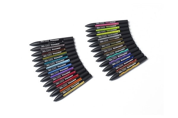 Winsor Mixed marker set, 24st ryhmässä URHEILU, VAPAA-AIKA JA HARRASTUS / Harrastus / Maalaa ja piirrä / Kynät, liidut ja tussit @ TP E-commerce Nordic AB (A01225)