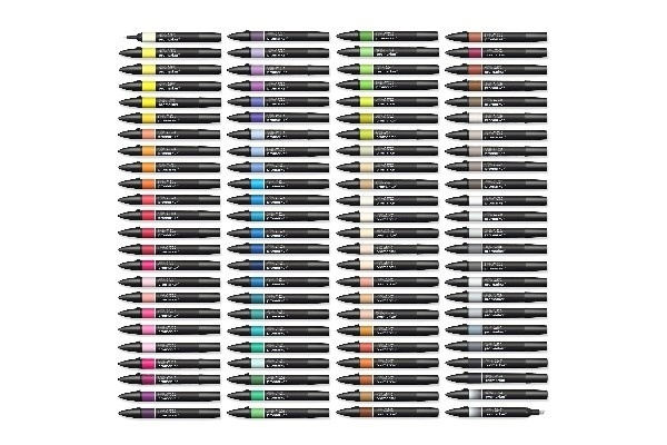 Winsor Promarker set 96st ryhmässä URHEILU, VAPAA-AIKA JA HARRASTUS / Harrastus / Maalaa ja piirrä / Kynät, liidut ja tussit @ TP E-commerce Nordic AB (A01240)