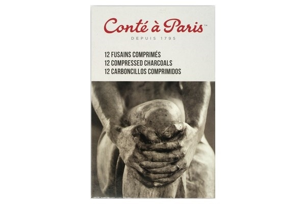 Conté à Paris Komprimerad kol, 12st ryhmässä URHEILU, VAPAA-AIKA JA HARRASTUS / Harrastus / Maalaa ja piirrä / Kynät, liidut ja tussit @ TP E-commerce Nordic AB (A01253)