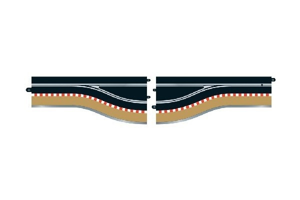 Scalextric 2st Pit Lane - Vänster ryhmässä LELUT, TUOTTEET LAPSILLE JA VAUVOILLE / Radio-ohjattava / Autoradat / Kiskot @ TP E-commerce Nordic AB (A01376)