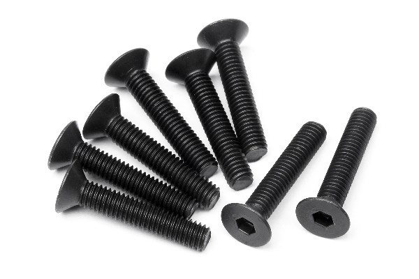 Flat Head Screw M3X16Mm (Hex Socket/8Pcs) ryhmässä LELUT, TUOTTEET LAPSILLE JA VAUVOILLE / Radio-ohjattava / Varaosat ja lisävarusteet / HPI / Ruuvit/Kiinnikkeet / Ruuvit @ TP E-commerce Nordic AB (A01539)