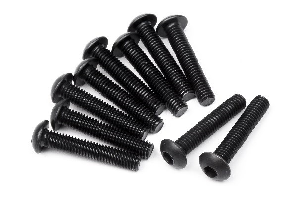 Button Head Screw M3X16Mm (Hex Socket/10Pcs) ryhmässä LELUT, TUOTTEET LAPSILLE JA VAUVOILLE / Radio-ohjattava / Varaosat ja lisävarusteet / HPI / Ruuvit/Kiinnikkeet / Ruuvit @ TP E-commerce Nordic AB (A01542)