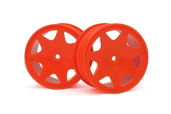 Ultra 7 Wheels Orange 30Mm (2Pcs ryhmässä LELUT, TUOTTEET LAPSILLE JA VAUVOILLE / Radio-ohjattava / Varaosat ja lisävarusteet / HPI / Vanteet / Offroad @ TP E-commerce Nordic AB (A01544)