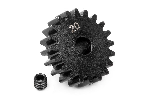 Pinion Gear 20 Tooth (1M) ryhmässä LELUT, TUOTTEET LAPSILLE JA VAUVOILLE / Radio-ohjattava / Varaosat ja lisävarusteet / HPI / Vakiovarusteet ja tuunaus / Hammaspyörät @ TP E-commerce Nordic AB (A01581)