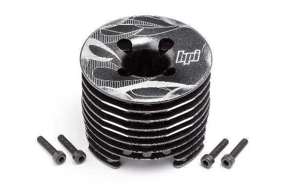 Aluminium Heatsink Head Gunmetal (F3.5 Pro) ryhmässä LELUT, TUOTTEET LAPSILLE JA VAUVOILLE / Radio-ohjattava / Varaosat ja lisävarusteet / HPI / Moottorit / Nitro-moottorin varaosat @ TP E-commerce Nordic AB (A01889)