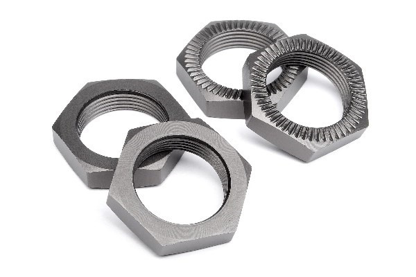 Wheel Nut 24Mm (Gunmetal/4Pcs) ryhmässä LELUT, TUOTTEET LAPSILLE JA VAUVOILLE / Radio-ohjattava / Varaosat ja lisävarusteet / HPI / Varaosat ja tuunaus / Voimansiirto @ TP E-commerce Nordic AB (A02001)