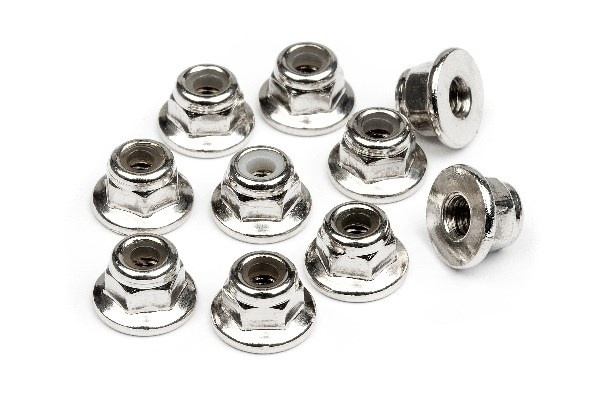 Flanged Lock Nut M3 (10Pcs) ryhmässä LELUT, TUOTTEET LAPSILLE JA VAUVOILLE / Radio-ohjattava / Varaosat ja lisävarusteet / HPI / Ruuvit/Kiinnikkeet / Mutterit @ TP E-commerce Nordic AB (A02093)