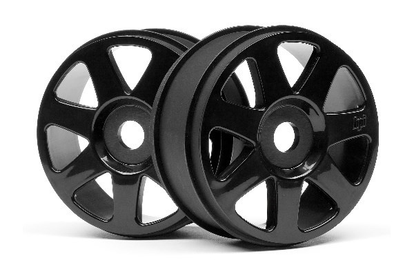 V7 Wheel Black (42X83Mm/2Pcs) ryhmässä LELUT, TUOTTEET LAPSILLE JA VAUVOILLE / Radio-ohjattava / Varaosat ja lisävarusteet / HPI / Vanteet / Offroad @ TP E-commerce Nordic AB (A02099)