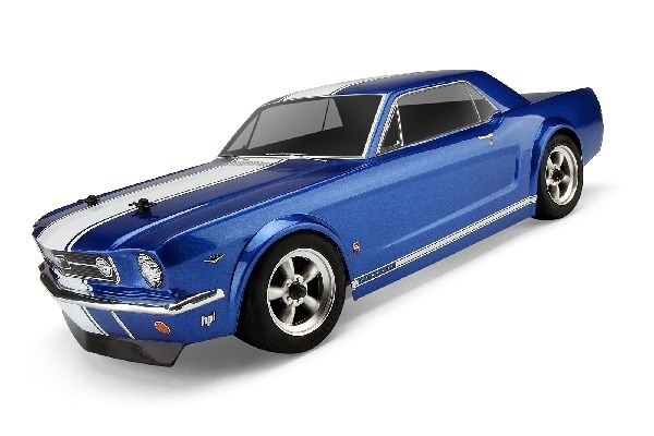 Ford 1966 Mustang Gt Coupe kori (200Mm) ryhmässä LELUT, TUOTTEET LAPSILLE JA VAUVOILLE / Radio-ohjattava / Varaosat ja lisävarusteet / HPI / Rungot ja tarvikkeet / Onroad-rungot (läpinäkyvät) @ TP E-commerce Nordic AB (A02133)