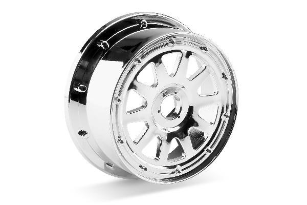 Tr-10 Wheel Chrome (120X60Mm/-4Mm Offset) ryhmässä LELUT, TUOTTEET LAPSILLE JA VAUVOILLE / Radio-ohjattava / Varaosat ja lisävarusteet / HPI / Vanteet / Offroad @ TP E-commerce Nordic AB (A02143)