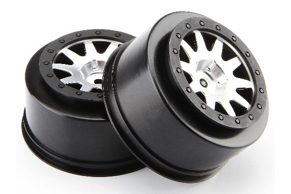 Mk.10 V2 Wheel Matt Chrome (4.5Mm Offset/2Pcs) ryhmässä LELUT, TUOTTEET LAPSILLE JA VAUVOILLE / Radio-ohjattava / Varaosat ja lisävarusteet / HPI / Vanteet / Offroad @ TP E-commerce Nordic AB (A02221)