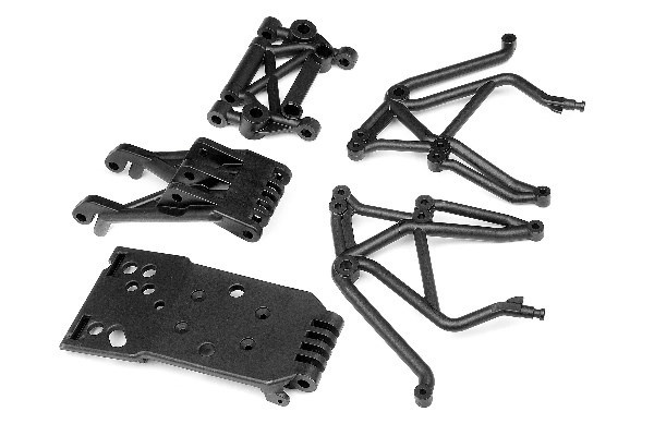 Rear Skid Plate Set ryhmässä LELUT, TUOTTEET LAPSILLE JA VAUVOILLE / Radio-ohjattava / Varaosat ja lisävarusteet / HPI / Varaosat ja tuunaus / Alustan osat @ TP E-commerce Nordic AB (A02231)