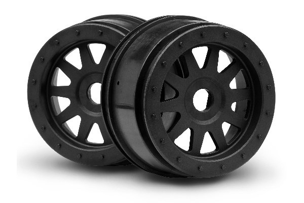 Tr-10 Glue-Lock Wheel Black (120X60Mm/2Pcs) ryhmässä LELUT, TUOTTEET LAPSILLE JA VAUVOILLE / Radio-ohjattava / Varaosat ja lisävarusteet / HPI / Vanteet / Offroad @ TP E-commerce Nordic AB (A02277)