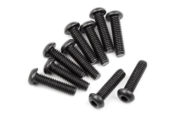 Button Head Screw M2.5X10Mm (Hex Socket/10Pcs) ryhmässä LELUT, TUOTTEET LAPSILLE JA VAUVOILLE / Radio-ohjattava / Varaosat ja lisävarusteet / HPI / Ruuvit/Kiinnikkeet / Ruuvit @ TP E-commerce Nordic AB (A02295)