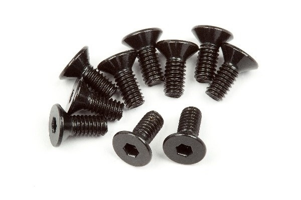 Flat Head Screw M2.5X6Mm (Hex Socket/10Pcs) ryhmässä LELUT, TUOTTEET LAPSILLE JA VAUVOILLE / Radio-ohjattava / Varaosat ja lisävarusteet / HPI / Ruuvit/Kiinnikkeet / Ruuvit @ TP E-commerce Nordic AB (A02296)