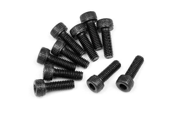 Ruuvi sylinterin päähän M2.5X8Mm (10kpl) ryhmässä LELUT, TUOTTEET LAPSILLE JA VAUVOILLE / Radio-ohjattava / Varaosat ja lisävarusteet / HPI / Ruuvit/Kiinnikkeet / Ruuvit @ TP E-commerce Nordic AB (A02360)