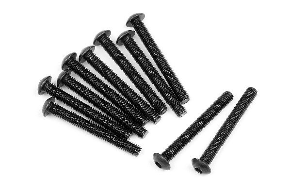 Button Head Screw M3X25Mm (10Pcs) ryhmässä LELUT, TUOTTEET LAPSILLE JA VAUVOILLE / Radio-ohjattava / Varaosat ja lisävarusteet / HPI / Ruuvit/Kiinnikkeet / Ruuvit @ TP E-commerce Nordic AB (A02366)