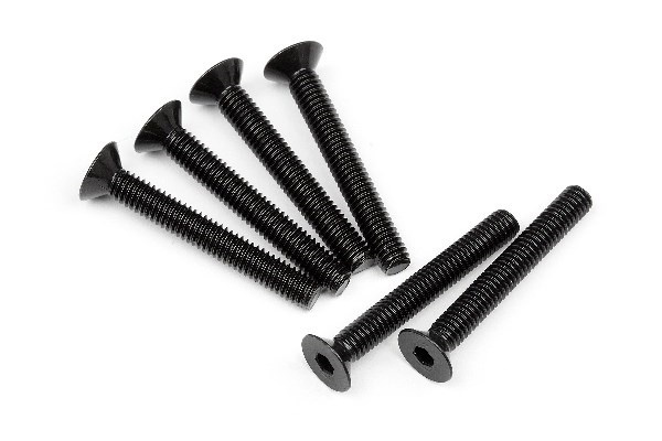 Flat Head Screw M4X30Mm (Hex Socket/6Pcs) ryhmässä LELUT, TUOTTEET LAPSILLE JA VAUVOILLE / Radio-ohjattava / Varaosat ja lisävarusteet / HPI / Ruuvit/Kiinnikkeet / Ruuvit @ TP E-commerce Nordic AB (A02377)