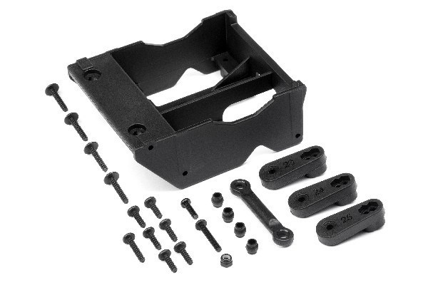 Steering Servo Mount Set ryhmässä LELUT, TUOTTEET LAPSILLE JA VAUVOILLE / Radio-ohjattava / Varaosat ja lisävarusteet / HPI / Varaosat ja tuunaus / Alustan osat @ TP E-commerce Nordic AB (A02424)