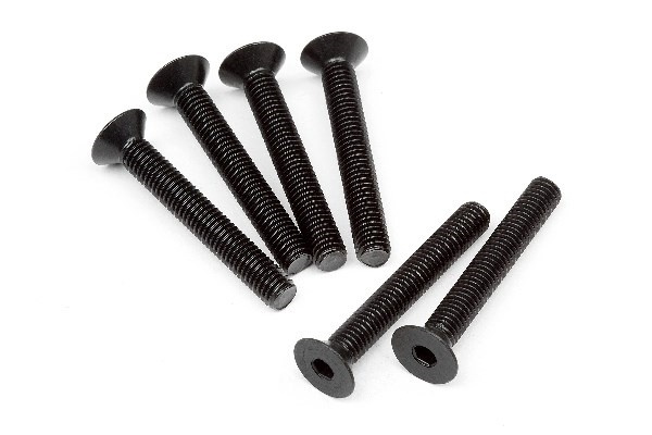 Flat Head Screw M5X35Mm (Hex Socket/6Pcs) ryhmässä LELUT, TUOTTEET LAPSILLE JA VAUVOILLE / Radio-ohjattava / Varaosat ja lisävarusteet / HPI / Ruuvit/Kiinnikkeet / Ruuvit @ TP E-commerce Nordic AB (A02440)