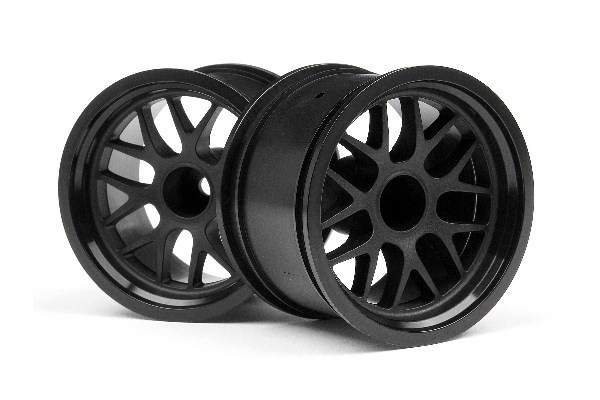 BBS Spoke Wheel 48X34mm Black (14mm Offset/2pcs) ryhmässä LELUT, TUOTTEET LAPSILLE JA VAUVOILLE / Radio-ohjattava / Varaosat ja lisävarusteet / HPI / Vanteet / Onroad @ TP E-commerce Nordic AB (A02441)