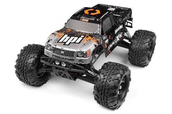 Nitro Gt-3 Truck Painted Body (Silver/Black) ryhmässä LELUT, TUOTTEET LAPSILLE JA VAUVOILLE / Radio-ohjattava / Varaosat ja lisävarusteet / HPI / Rungot ja tarvikkeet / Maalatut rungot @ TP E-commerce Nordic AB (A02466)