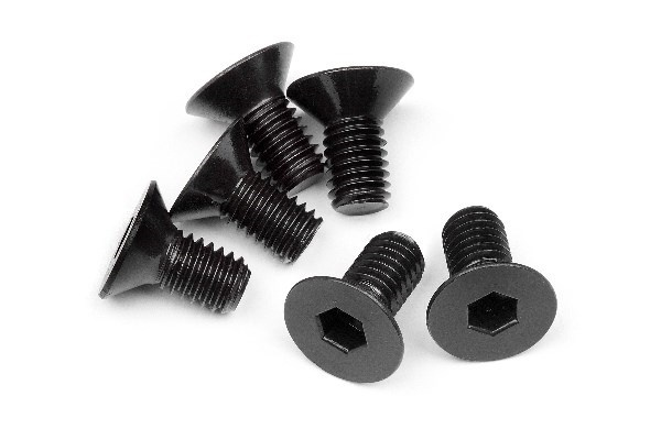 Flat Head Screw M6X12Mm (Hex Socket/6Pcs) ryhmässä LELUT, TUOTTEET LAPSILLE JA VAUVOILLE / Radio-ohjattava / Varaosat ja lisävarusteet / HPI / Ruuvit/Kiinnikkeet / Ruuvit @ TP E-commerce Nordic AB (A02468)