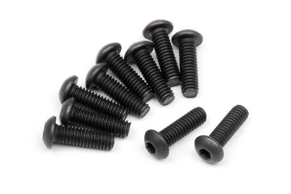 Button Head Screw M2.5X8Mm (Hex Socket/10Pcs) ryhmässä LELUT, TUOTTEET LAPSILLE JA VAUVOILLE / Radio-ohjattava / Varaosat ja lisävarusteet / HPI / Ruuvit/Kiinnikkeet / Ruuvit @ TP E-commerce Nordic AB (A02539)