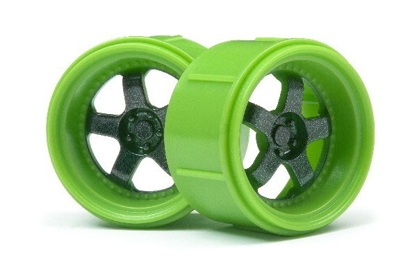 Work Meister S1 Wheel Green (Micro Rs4/4Pcs) ryhmässä LELUT, TUOTTEET LAPSILLE JA VAUVOILLE / Radio-ohjattava / Varaosat ja lisävarusteet / HPI / Vanteet / Onroad @ TP E-commerce Nordic AB (A02544)