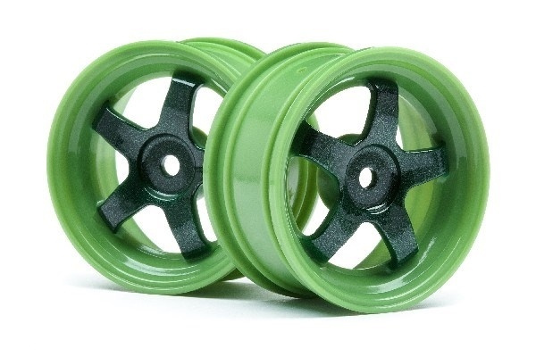 Work Meister S1 Wheel Green 26Mm (0Mm Os/2Pcs) ryhmässä LELUT, TUOTTEET LAPSILLE JA VAUVOILLE / Radio-ohjattava / Varaosat ja lisävarusteet / HPI / Vanteet / Onroad @ TP E-commerce Nordic AB (A02553)