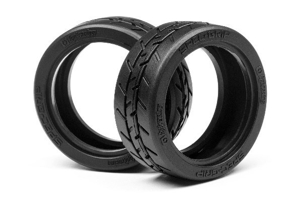 Spec-Grip Tire 26Mm (K Compound/2Pcs) ryhmässä LELUT, TUOTTEET LAPSILLE JA VAUVOILLE / Radio-ohjattava / Varaosat ja lisävarusteet / HPI / Renkaat / Onroad @ TP E-commerce Nordic AB (A02587)