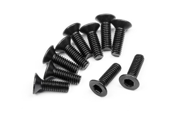 Flat Head Screw M2.5X8Mm (Hex Socket/10Pcs) ryhmässä LELUT, TUOTTEET LAPSILLE JA VAUVOILLE / Radio-ohjattava / Varaosat ja lisävarusteet / HPI / Ruuvit/Kiinnikkeet / Ruuvit @ TP E-commerce Nordic AB (A02589)