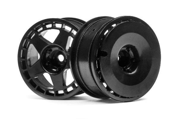 Fifteen52 Turbomac Wheel Black (26Mm/2Pcs) ryhmässä LELUT, TUOTTEET LAPSILLE JA VAUVOILLE / Radio-ohjattava / Varaosat ja lisävarusteet / HPI / Vanteet / Onroad @ TP E-commerce Nordic AB (A02623)