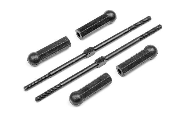 Steering Turnbuckle Set (2Pcs) ryhmässä LELUT, TUOTTEET LAPSILLE JA VAUVOILLE / Radio-ohjattava / Varaosat ja lisävarusteet / HPI / Vakiovarusteet ja tuunaus / Ohjaustanko @ TP E-commerce Nordic AB (A02643)