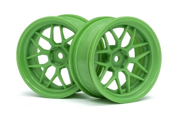 Tech 7 Wheel Green 52X26X+6Mm Offset (2Pcs) ryhmässä LELUT, TUOTTEET LAPSILLE JA VAUVOILLE / Radio-ohjattava / Varaosat ja lisävarusteet / HPI / Vanteet / Onroad @ TP E-commerce Nordic AB (A02729)