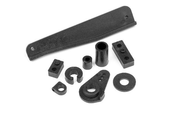 Throttle Servo Saver/Spacer Mount Set ryhmässä LELUT, TUOTTEET LAPSILLE JA VAUVOILLE / Radio-ohjattava / Varaosat ja lisävarusteet / HPI / Varaosat ja tuunaus / Iskunvaimentimet @ TP E-commerce Nordic AB (A02740)