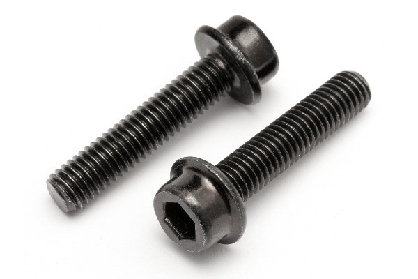 Flanged Cap Head Screw M5X22Mm (2Pcs) ryhmässä LELUT, TUOTTEET LAPSILLE JA VAUVOILLE / Radio-ohjattava / Varaosat ja lisävarusteet / HPI / Moottorit / Bensiinimoottorin varaosat @ TP E-commerce Nordic AB (A02944)