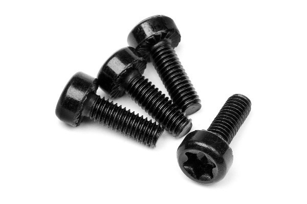 Wide Cap Head Torx Screw M4X12Mm (4Pcs) ryhmässä LELUT, TUOTTEET LAPSILLE JA VAUVOILLE / Radio-ohjattava / Varaosat ja lisävarusteet / HPI / Moottorit / Bensiinimoottorin varaosat @ TP E-commerce Nordic AB (A02969)