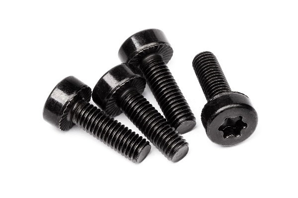 Wide Cap Head Torx Screw M5X16Mm (4Pcs) ryhmässä LELUT, TUOTTEET LAPSILLE JA VAUVOILLE / Radio-ohjattava / Varaosat ja lisävarusteet / HPI / Moottorit / Bensiinimoottorin varaosat @ TP E-commerce Nordic AB (A02972)