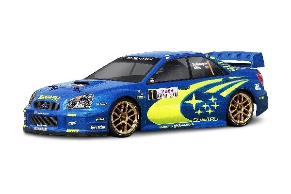 Subaru Impreza Wrc 2004 Monte C Body 200Mm/Wb255Mm ryhmässä LELUT, TUOTTEET LAPSILLE JA VAUVOILLE / Radio-ohjattava / Varaosat ja lisävarusteet / HPI / Rungot ja tarvikkeet / Onroad-rungot (läpinäkyvät) @ TP E-commerce Nordic AB (A03005)