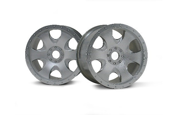 Warlock Wheel Matt Chrome(83X56Mm/2Pcs) ryhmässä LELUT, TUOTTEET LAPSILLE JA VAUVOILLE / Radio-ohjattava / Varaosat ja lisävarusteet / HPI / Vanteet / Offroad @ TP E-commerce Nordic AB (A03050)