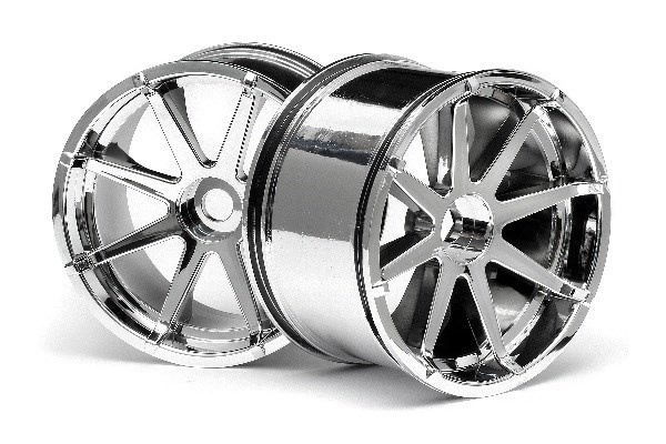 Blast Wheel Chrome (115X70Mm 7Inch/2Pcs) ryhmässä LELUT, TUOTTEET LAPSILLE JA VAUVOILLE / Radio-ohjattava / Varaosat ja lisävarusteet / HPI / Vanteet / Offroad @ TP E-commerce Nordic AB (A03060)