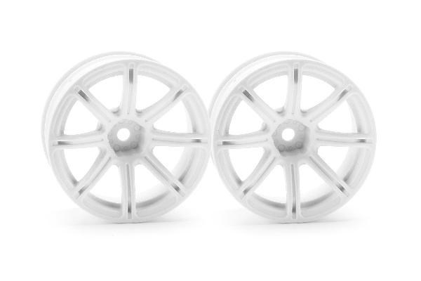 Work Emotion Xc8 Wheel 26Mm White (9Mm Offset) ryhmässä LELUT, TUOTTEET LAPSILLE JA VAUVOILLE / Radio-ohjattava / Varaosat ja lisävarusteet / HPI / Vanteet / Onroad @ TP E-commerce Nordic AB (A03081)